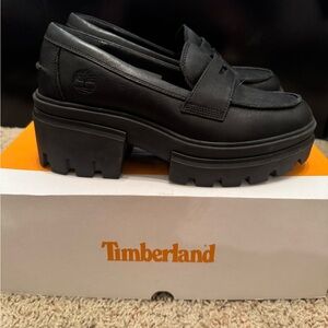 Timberland Women's Chunky Black Loafers